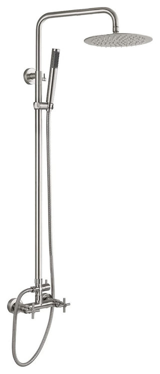 Monti Dual Function Outdoor Shower Stainless Steel, Brushed