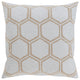 Surya Metallic Stamped MS-003 22" x 22" Pillow Cover
