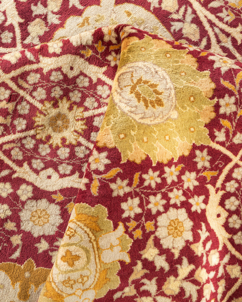 Mogul, One-of-a-Kind Hand-Knotted Area Rug Orange, 9'1"x11'10"