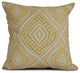 Gold Lil' Diamond Jil, Geometric Print Pillow, 26"x26"