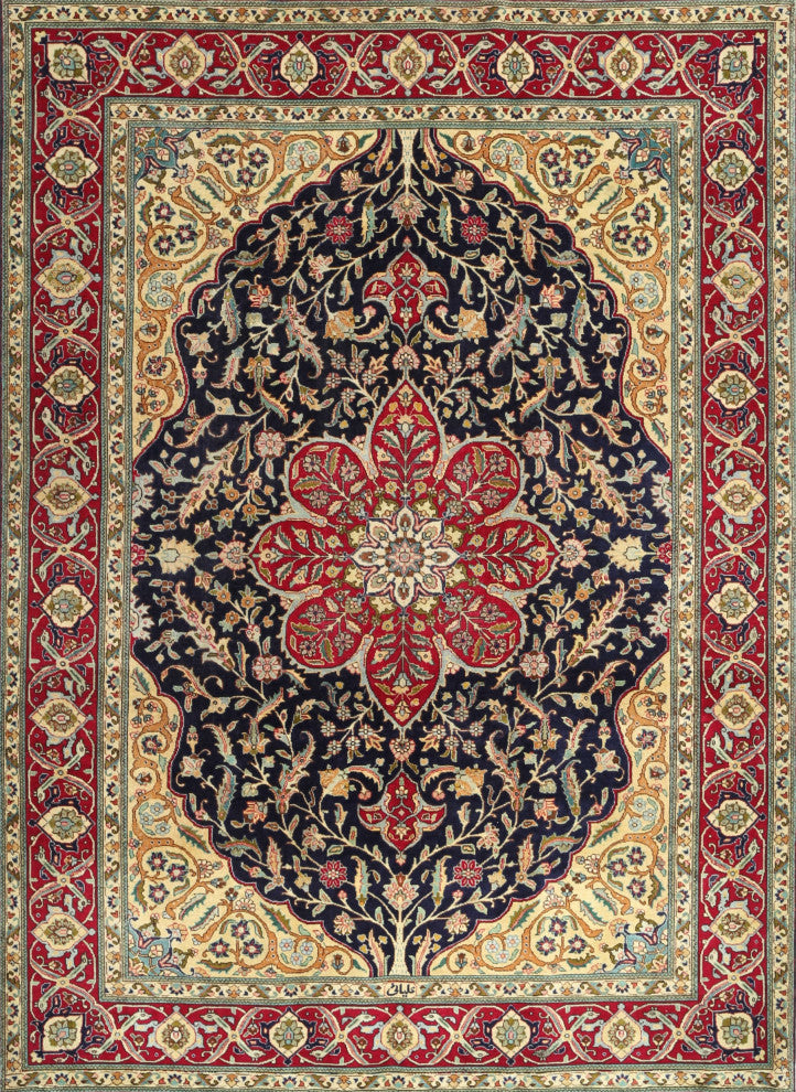 Ahgly Company Indoor Rectangle Traditional Area Rugs, 7' x 9'