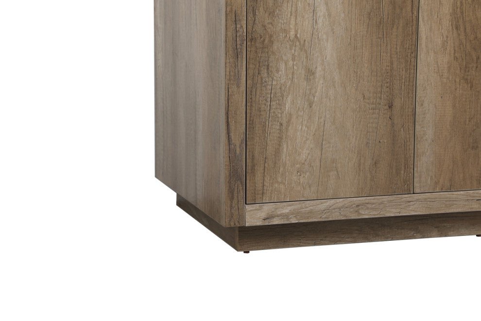 Bethany 72" Double Bathroom Vanity, Natural Oak