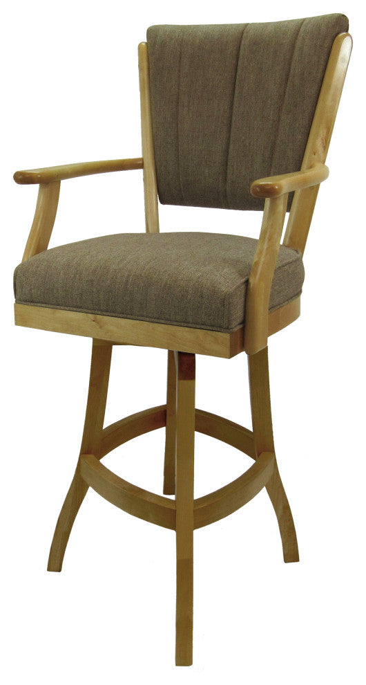 Classic Counter Bar Stools 26" 30" Extra Tall 34", Basin Beige - Natural, 34"