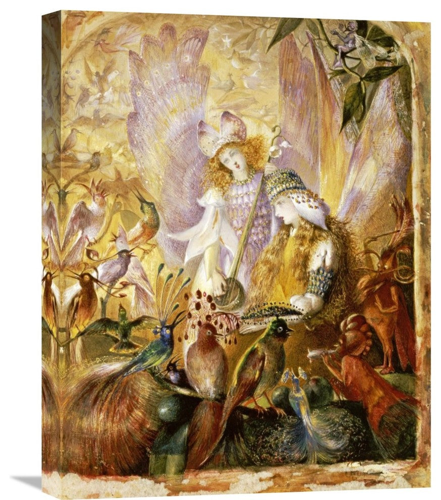 "The Concert" Stretched Canvas Giclee by John Anster Fitzgerald, 17"x22"
