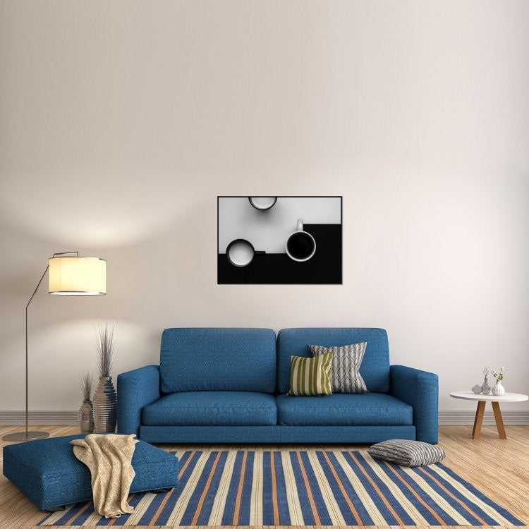 "Cups" Framed Canvas Giclee by Jozef Kiss, 41x29"
