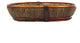 18" Stained Willow Wood Oval Tray With Rope Adornment