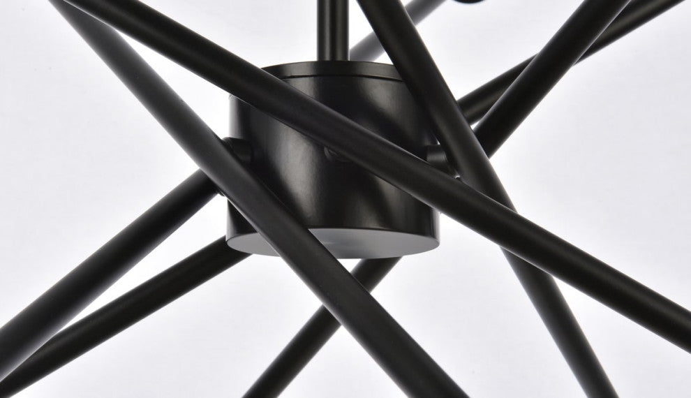 Alfie 6-Light Pendant, Black