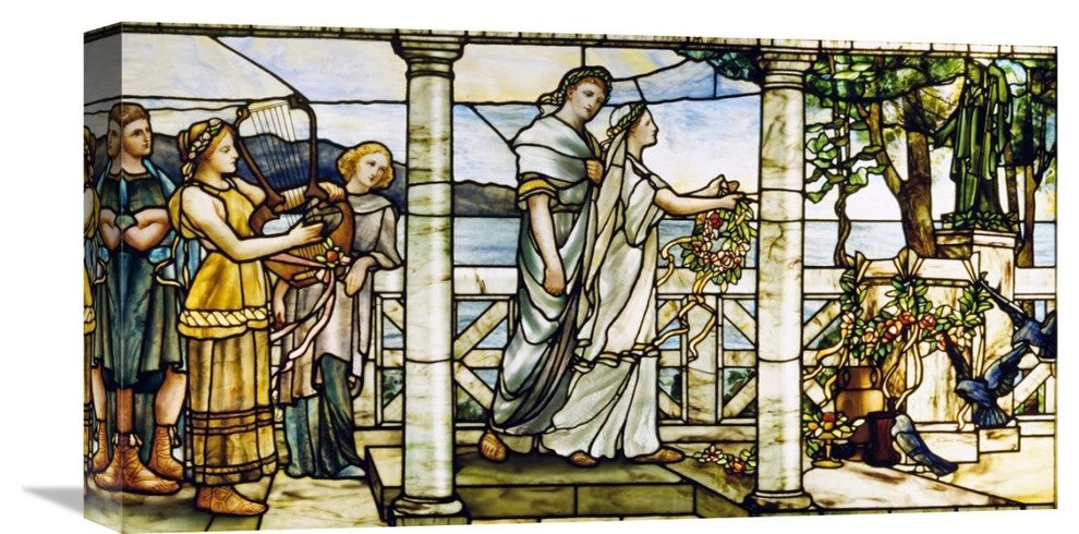 "Group of Maidens" Artwork, 22" x 11"