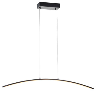 Roxanna 41.5" Dimmable Adjustable Integrated LED Linear Pendant, Black