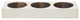 Distressed White 3 Hole Cheese Mold Candle Holder