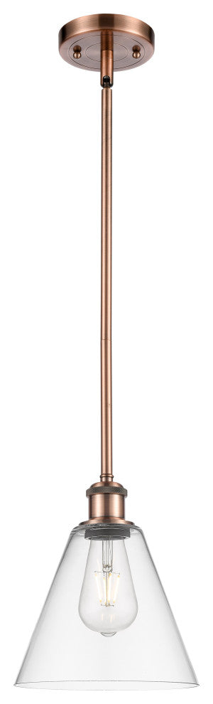 Innovations 516-1S-AC-GBC-82 1-Light Mini Pendant, Antique Copper