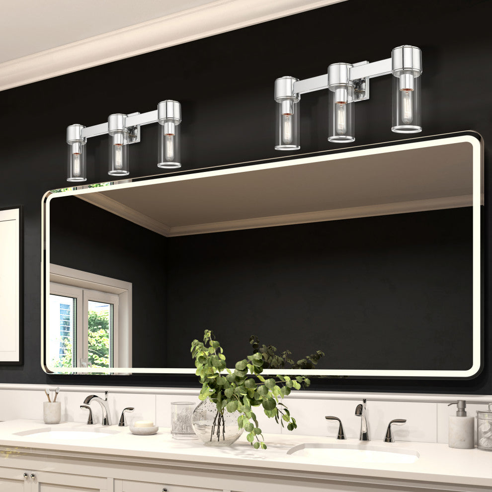Livex Lighting Quincy 3-Light Polished Chrome Vanity Sconce