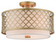 Livex Lighting Arabesque Light Ceiling Mount, Soft Gold