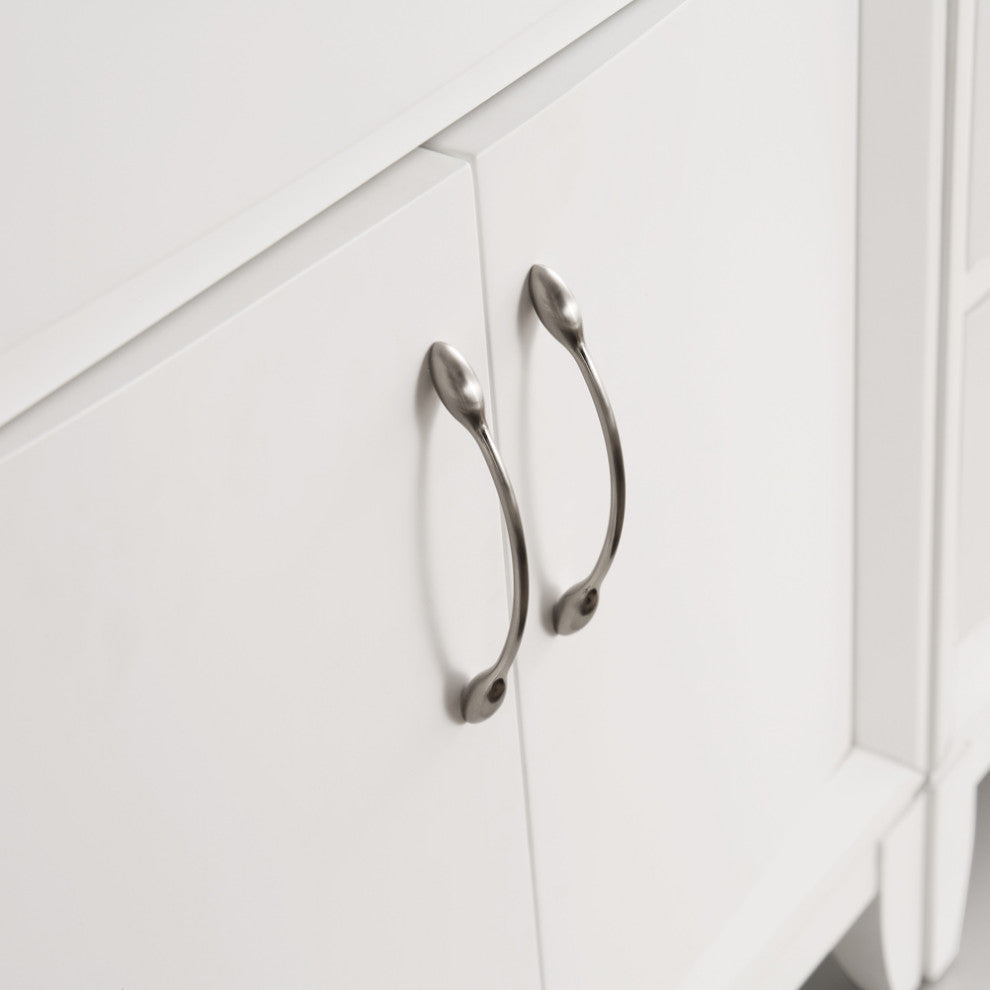 Fresca Cambridge 48" White Traditional Bathroom Vanity With Mirror