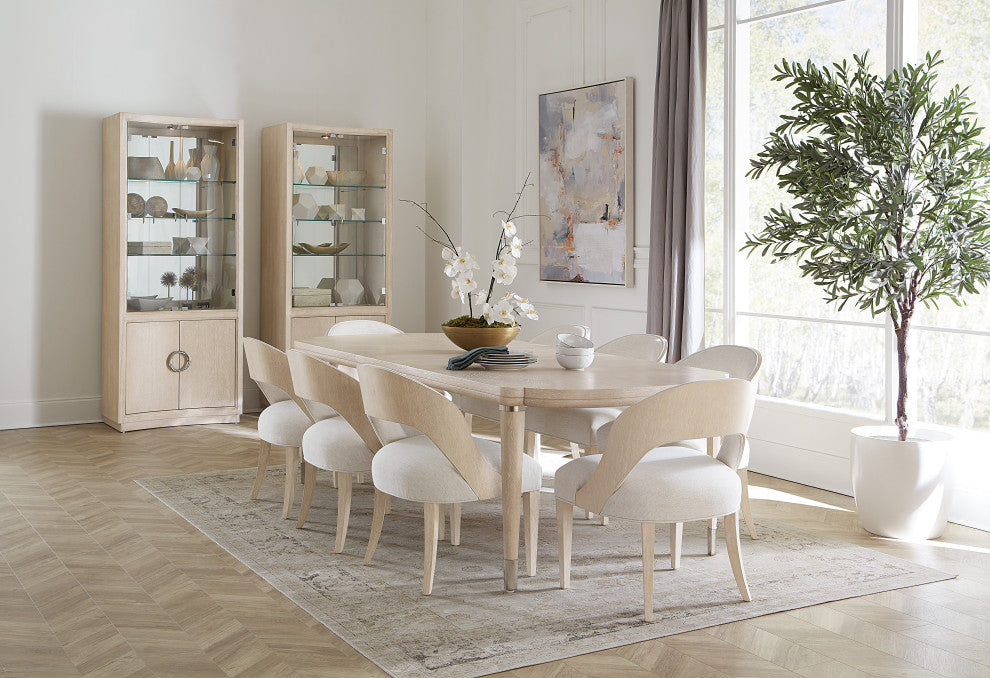 Nouveau Chic Rectangle Dining Table With1-22in Leaf