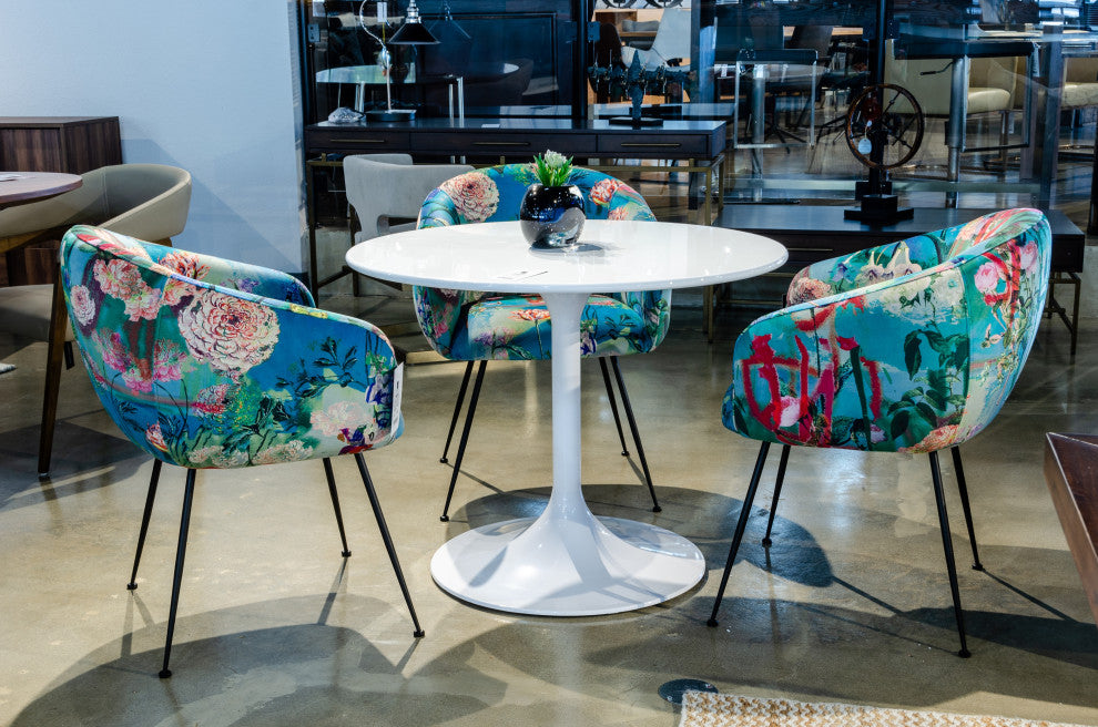 Roxann Dining Chair, Multi-colored, Velvet