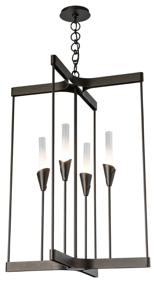 Lilium 4-Light Chandelier, Oil Rubbed Bronze