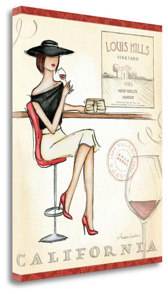 "Wine Event II" By Andrea Laliberte, Giclee Print on Gallery Wrap Canvas