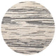 Ahgly Company Indoor Round Mid-Century Modern Area Rugs, 5' Round