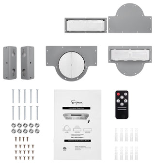 36 In. 500 CFM Ducted Under Cabinet Range Hood With Soft Touch Controls