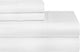 Pointehaven 400TC Deep Fitted Sheet Set, White, Cal King