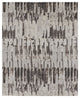 Weave & Wander Kayden Contemporary Abstract Rug, Gray/Charcoal, 9' X 12'