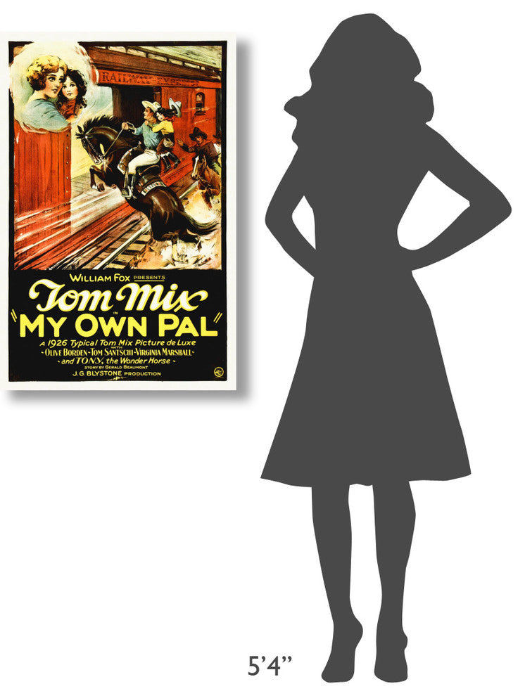 "Tom Mix My Own Pal, 1924" Canvas by Hollywood Photo Archive, 24x36"
