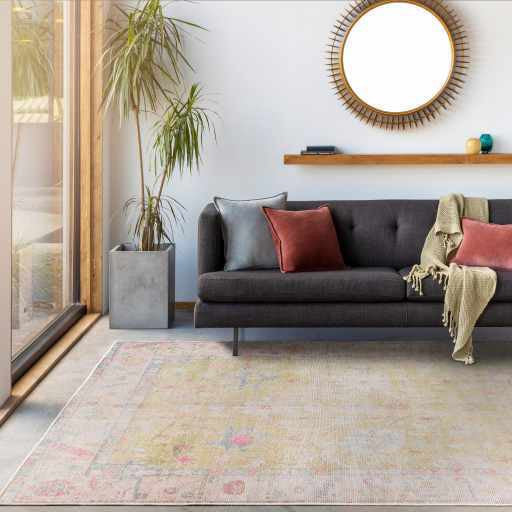 Hauteloom Bozkurt Distressed Washable Rug, 2'7"x10' Runner