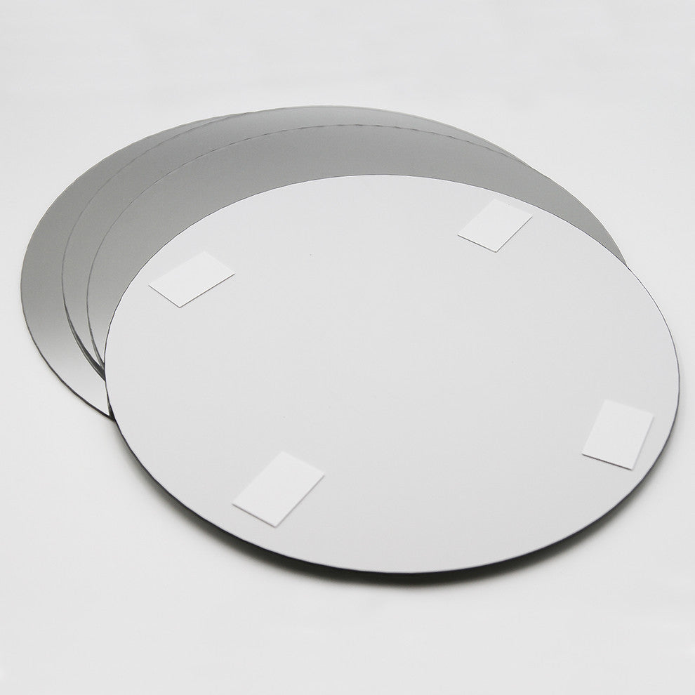 Big Decorative Wall Self Adhesive Shaped Mirrors - Set of 4