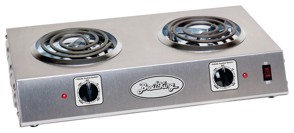 Professional Double Burner Range, Stainless