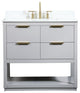 Elegant Decor Larkin Bathroom Vanity Grey