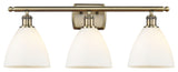 Innovations 516-3W-AB-GBD-751 3 Light Bath Vanity Light, Antique Brass