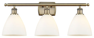 Innovations 516-3W-AB-GBD-751 3 Light Bath Vanity Light, Antique Brass