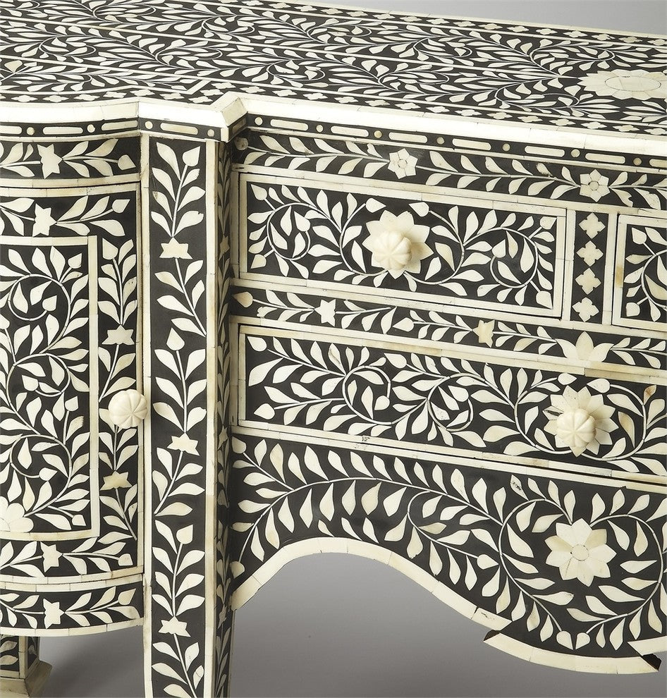 Victoria Black Bone Inlay Buffet, Heritage