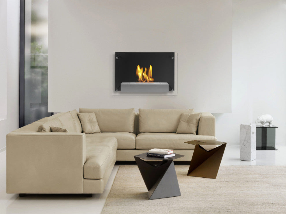 Wall Mounted Ventless Bio Ethanol Fireplace - Senti | Ignis