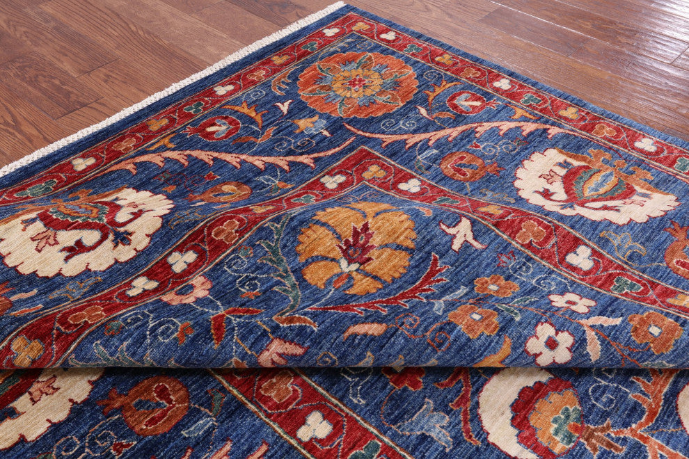William Morris Hand-Knotted Wool Rug 6' 9" X 10' 0" Q5183