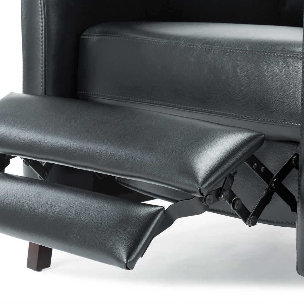 Maxton Push Back Recliner, Black