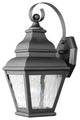 Exeter Outdoor Wall Lantern, Black