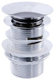 Kingston Brass Toe-Touch Tub Drain With Overflow, Polished Chrome