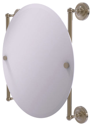 Allied Brass Prestige Regal Collection Round Frameless Rail Mounted Mirror