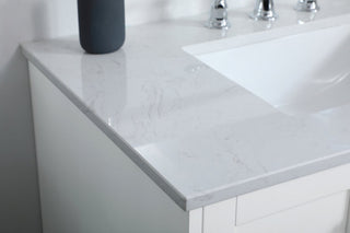 36" Single Bathroom Vanity, White