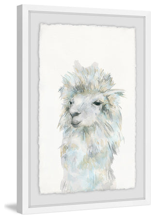"Fluffy White" Framed Painting Print, 30"x45"