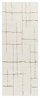 Surya Freud FEU-2310 Machine Woven Area Rug, Ivory, 2'7" x 7'3"