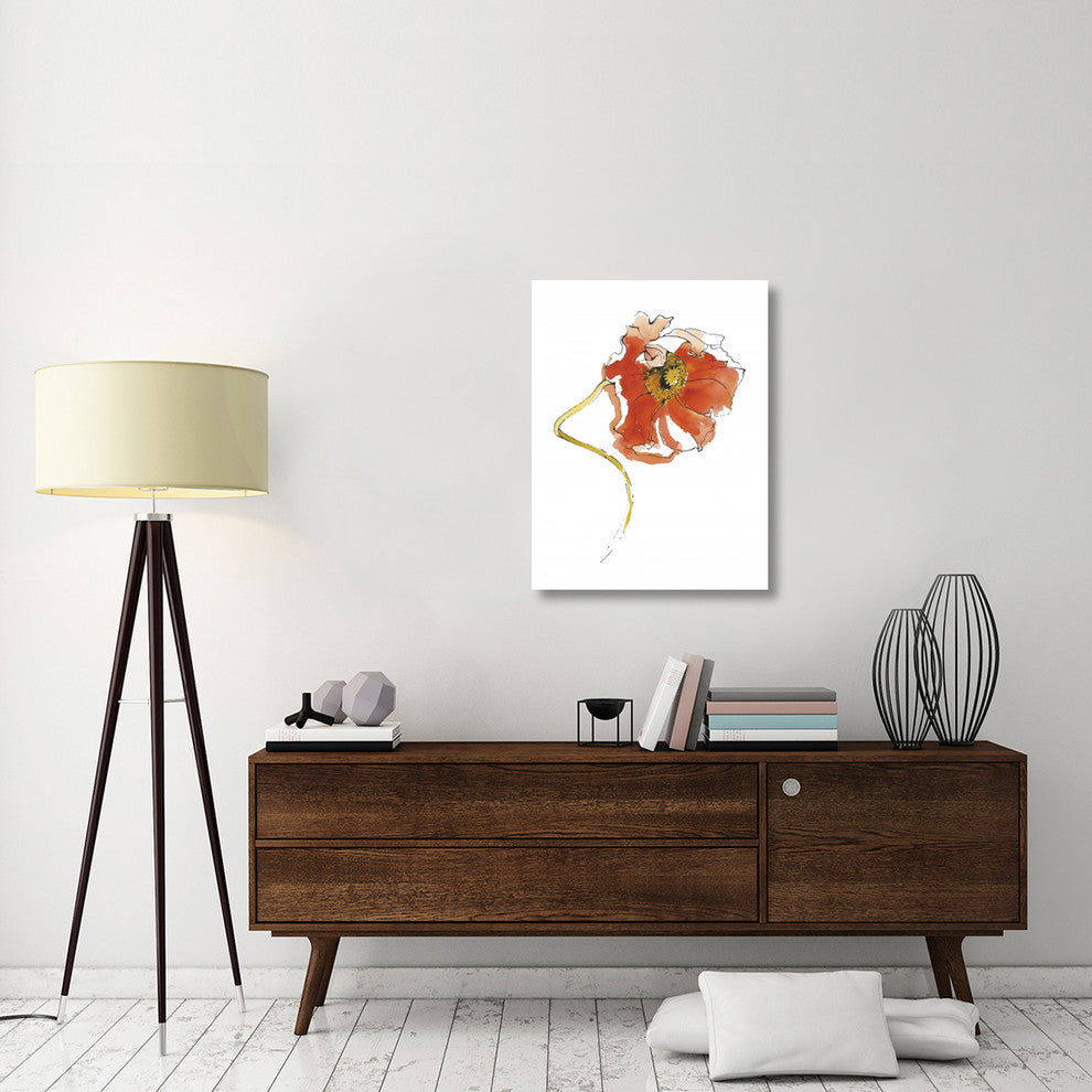 "Red Icelands II on White" Digital Paper Print by Shirley Novak, 26"x34"