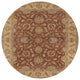 Ahgly Company Indoor Round Mid-Century Modern Area Rugs, 3' Round