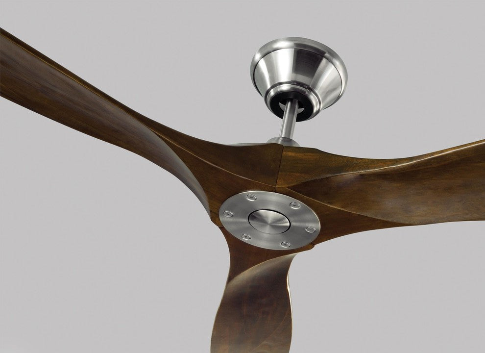 Maverick 60" Ceiling Fan Brushed Steel