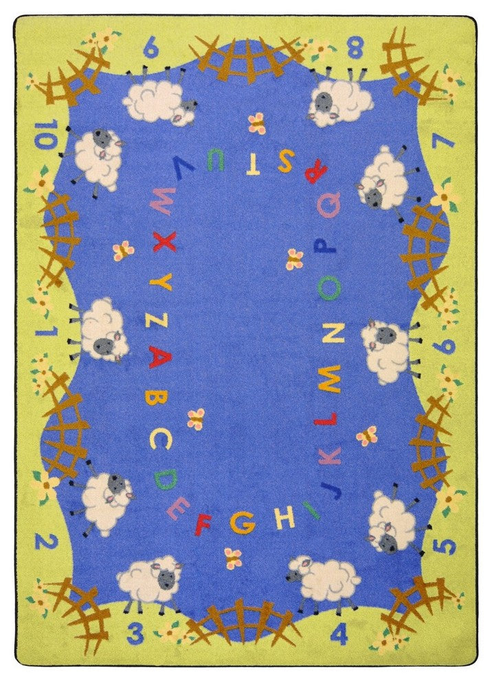 Kid Essentials Rug, Lamby Pie, 7'8"x10'9"