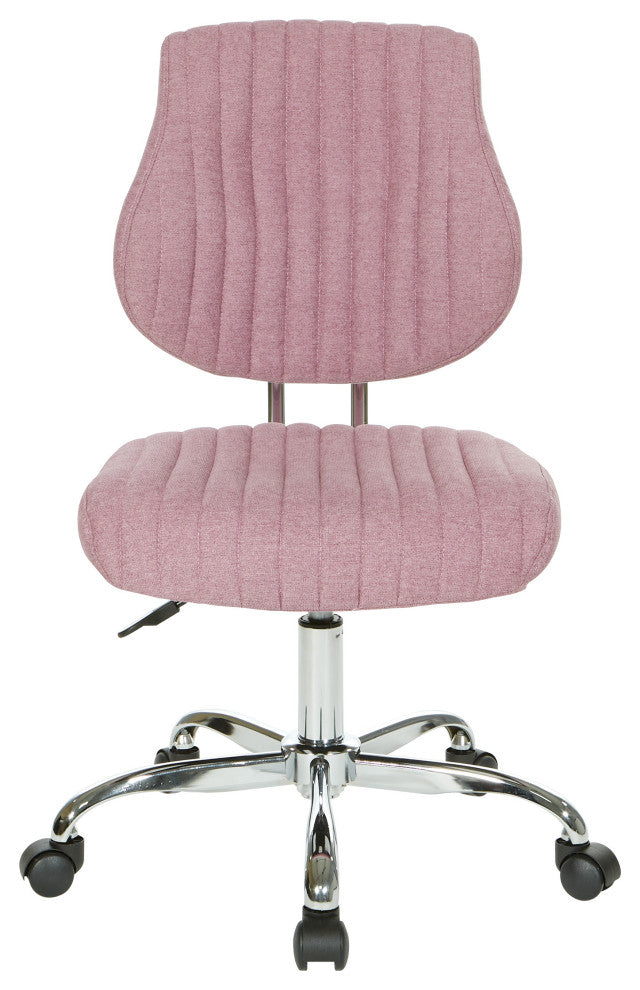 Sunnydale Office Chair  With Chrome Base, Orchid