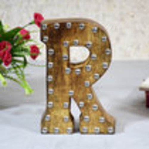 Handmade Eco-Friendly Wall Decor Alphabet Letter Block, 1.3x7.8x4
