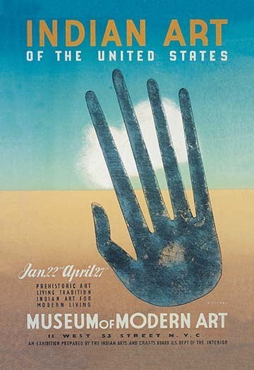 Indian Art of the United States at the Museum of Modern Art- Canvas Poster